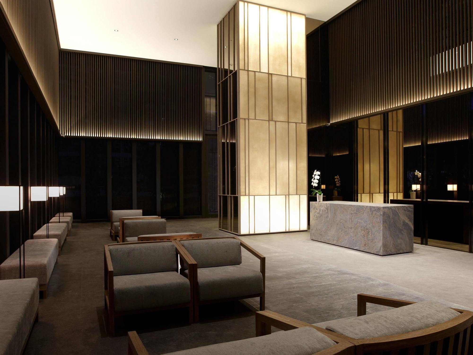 Wellspring by Silks Hotell Jiaoxi Eksteriør bilde The lobby of the hotel
