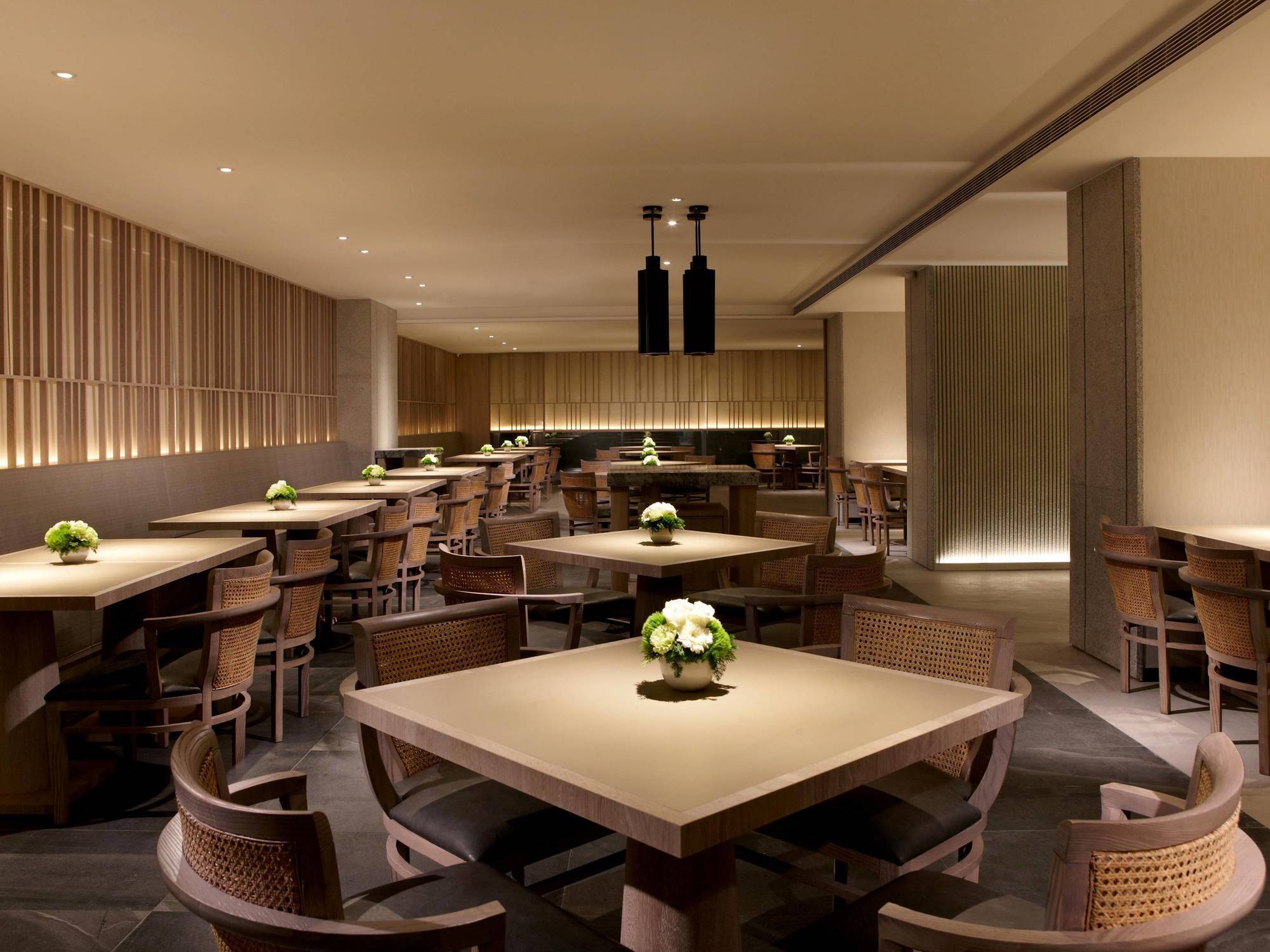 Wellspring by Silks Hotell Jiaoxi Eksteriør bilde Restaurant interior