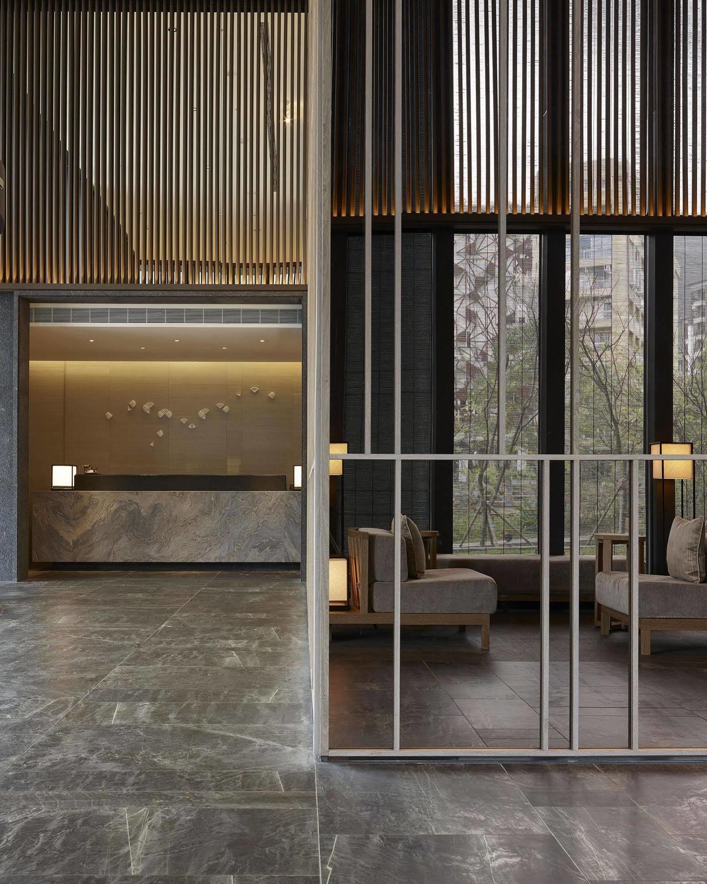 Wellspring by Silks Hotell Jiaoxi Eksteriør bilde The lobby of the hotel